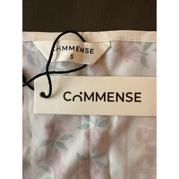Commense Skirt Womens Small Multicolor Floral Satin Wrap Tie Mini Scarf Print - Picture 9 of 16